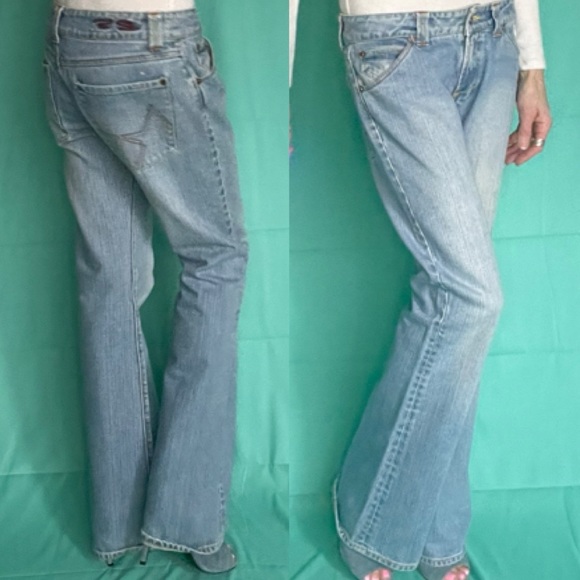 Reo Starr Flare vintage jeans Sz 27 - Picture 9 of 17